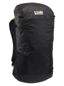 burton skyward 25l packable backpack, true black, na