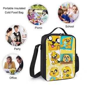 Zqiyhre Mike-Crack Backpack 3 PCS Set, 3D Print Anime Hiking Laptop Backpack Pencil Case Lunch Bag for Teen