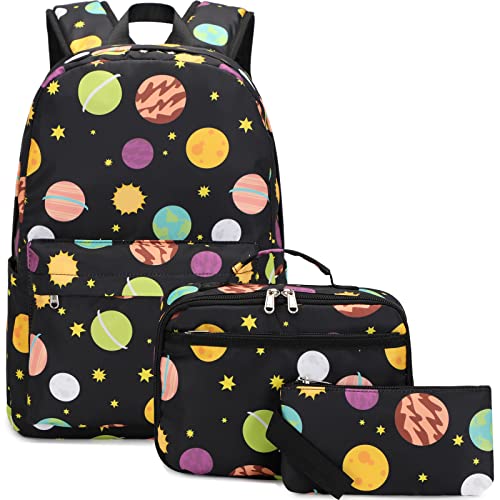 Kids Backpack Boys School Backpack with Lunch Bag Elementary Bookbag Back to School Travel Daypack