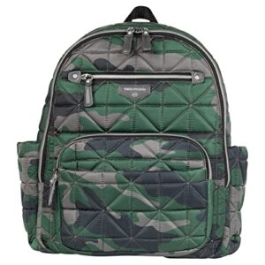 TWELVElittle Companion DiaperBag Backpack (Camo Print) 3.0 *NEW* - Includes Changing Pad & Stroller Clips. Insulated pockets. Fashionable Diaperbag Backpack