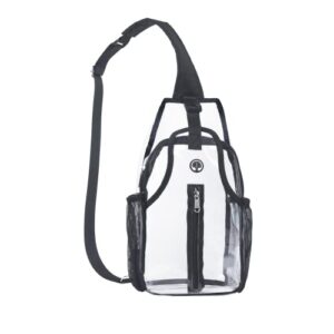 Higuyst Clear Bag Stadium Approved Small Sling Bag, Hiking Travel Concert Festival Stadium Bag for Men & Women