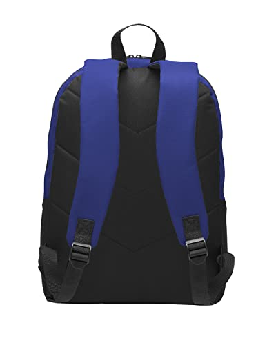 Personalized Casual Value Backpacks, Blue - Your Name - Customized Basic Backpack for School, Business