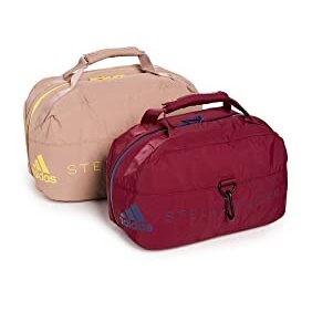 adidas by Stella McCartney Women's Wash Kit Travel Bag Set, Burg/Mys Blue/Camel/Yel, One Size