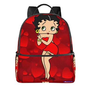 jimxjon cartoon bookbag large capacity laptop bag for travel outdoor daypack