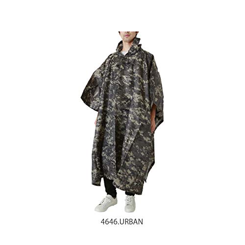 Rothco R/S Poncho, Woodland Digital Camo