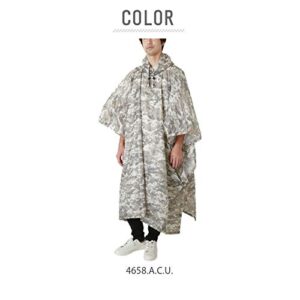 Rothco R/S Poncho, Woodland Digital Camo