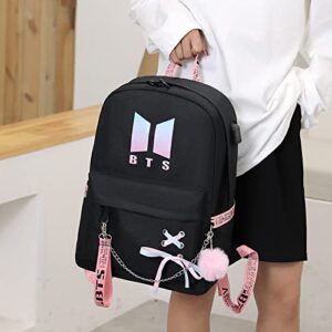 JinJuKPOP Backpack Merchandise Set Casual Backpack Messenger Bag School Bag College Bag Laptop Bag With Pencil Case Bag