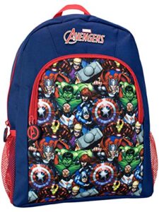 marvel kids avengers backpack (blue/multi avengers)