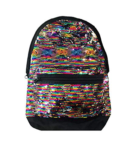 Victoria's Secret Pink Campus Backpack Multicolor Bling Fashion Show Rainbow