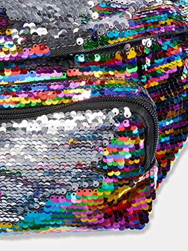 Victoria's Secret Pink Campus Backpack Multicolor Bling Fashion Show Rainbow