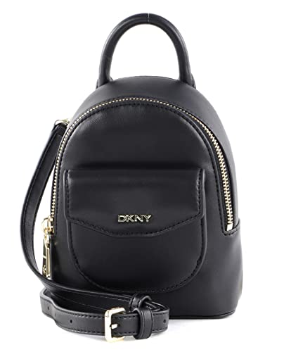 DKNY Miranda Backpack Crossbody Black/Gold One Size