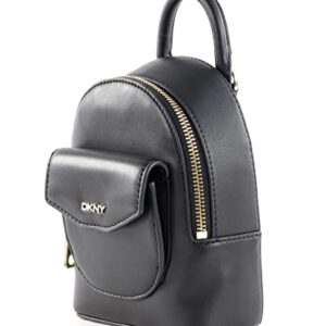 DKNY Miranda Backpack Crossbody Black/Gold One Size