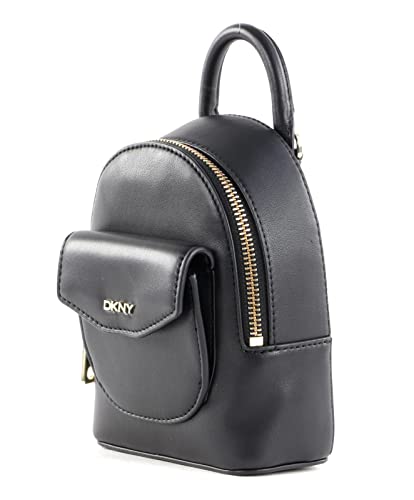 DKNY Miranda Backpack Crossbody Black/Gold One Size