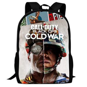 call of cold.war du.ty unisex school bags satchel laptop backpack shoulder daypack for student office travel