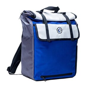 case-it laptop backpack 2.0 with hide-away binder holder, fits 13 inch and some 15 inch laptops, blue (bkp-202-blu)