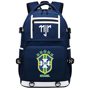 gengx wesqi student boys travel knapsack,neymar jr school backpack large waterproof laptop bag with usb charging port