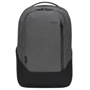targus cypress hero backpack with ecosmart designed for business traveler and school fit up to 15.6-inch laptop/notebook, light gray (tbb58602gl)