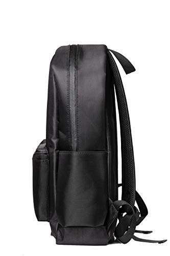 DS Black Smell Proof Backpack With Lock - Traveling Backpack With Laptop Compartment - Hidden Pocket and Combination Lock (Black)