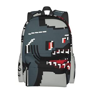 rhying shark school backpack schoolbag bookbags for teens boys girls daypack