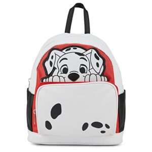 disney 101 dalmatians cosplay backpack – girls, boys, teens, adults – officially licensed 101 dalmatians faux leather 10 inch mini backpack