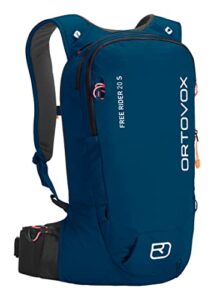 ortovox free rider 20l s freeriding ski tour backpack for skiing & backcountry