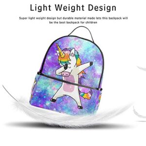 ALAZA Kids Unicorn Backpacks for Girls, Galaxy Girls School Bookbags for Elementary