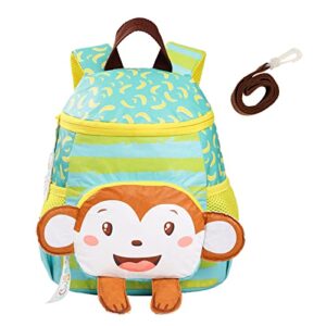 greentribes toddler backpack – tyvek – animal schoolbag for kids – waterproof preschool backpack – travel paper bag for baby girl boy 2-8 years,cute monkey