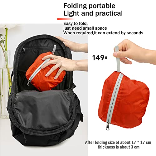 Onepolar 18L Lightweight Foldable Backpack, Casual Durable Hiking Backpack Travel Camping Outdoor Packable Backpack, Waterproof Portable Sport Daypack for Women Men Students