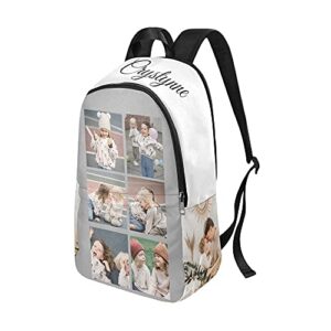 1122 custom backpack photo backpack personalized school bag customize backpack (multi 6), 17.72 inch (h) x 11.81 inch (l) x 5.51 inch (w)