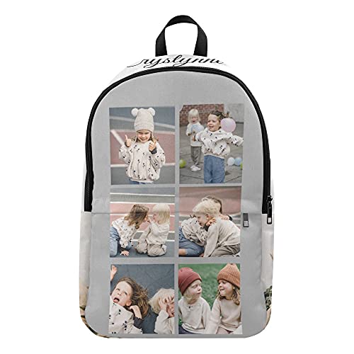 1122 Custom Backpack Photo Backpack Personalized School Bag Customize Backpack (Multi 6), 17.72 inch (H) x 11.81 inch (L) x 5.51 inch (W)