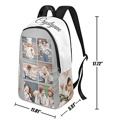 1122 Custom Backpack Photo Backpack Personalized School Bag Customize Backpack (Multi 6), 17.72 inch (H) x 11.81 inch (L) x 5.51 inch (W)