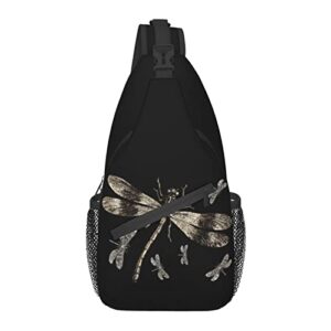 dragonfly sling bag crossbody bag womens shoulder backpack casual backpack chest daypack cute bag
