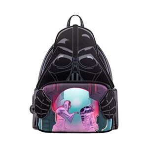 loungefly star wars: darth vader cosplay mini-backpack, amazon exclusive