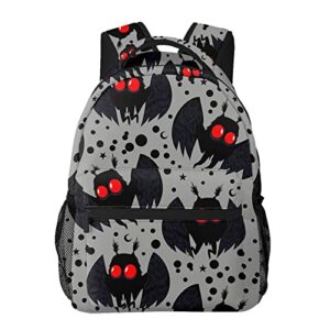 mothman silver night backpack large capacity school book bag laptop backpacks lightweight travel bookbag adult daypack
