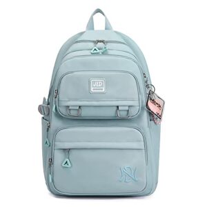 Travel Backpack Large Capacity Backpack Casual School Bag Primary and Secondary School Students Backpack Cute School Bag (light grey)