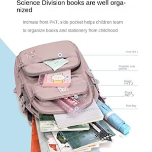 Travel Backpack Large Capacity Backpack Casual School Bag Primary and Secondary School Students Backpack Cute School Bag (light grey)