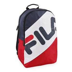 fila jude backpack, navy white red, one size