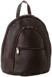 david king & co. double compartment backpack, cafe, one size