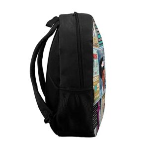 17 Inch Nurse Backpack Cool Nurse Theme Backpack Lightweight Waterproof Laptop Backpacks Casual Bags Gifts for Girls Women