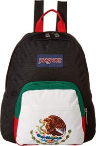 jansport half pint mini backpack (mexican flag, one size)