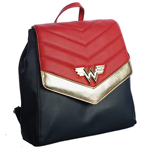 Wonder Woman Metal Logo Mini Backpack