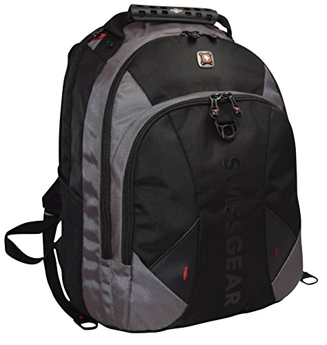 SwissGear Pulsar 16 Padded Laptop Backpack - Black/Gray