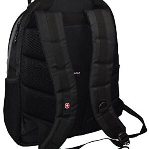 SwissGear Pulsar 16 Padded Laptop Backpack - Black/Gray