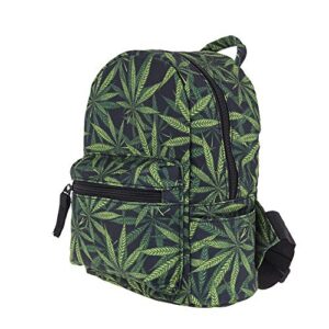420 leaf backpack bookbag casual daypack shoulder bag rucksack
