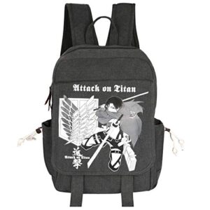 innturt classic anime canvas backpack rucksack bag school backpack aot