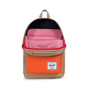 Herschel Pop Quiz Backpack, Kelp/Vermillion Orange, Classic 22L