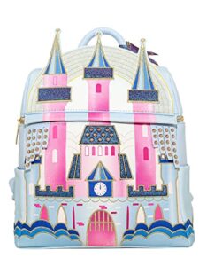 danielle nicole x disney sleeping beauty castle mini backpack – fashion cosplay disneybound cute backpacks multicolor