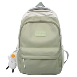 rrrwei backpack for school backpacks school backpack travel backpack fit 15.6 inch laptop large capacity college backpacks (green)