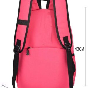 Hotmiss College Student Cute Cat Ear Canvas School Laptop Backpack Bags for Boys Girls Lightweight Daypack Travel Bag