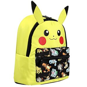 Pokemon's Pikachu Adorable Mini Backpack with 3d Ears